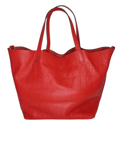 Matryoshka M Mano, 295€, Bolso, Rojo, Animal - Piel, Vista frontal